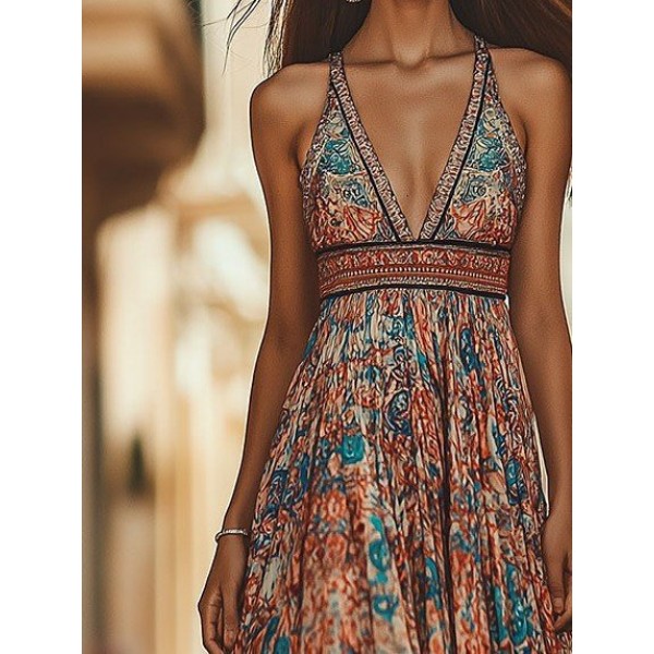 Kadın Askılı Derin Göğüs Detaylı Asimetrik Detaylı Süprem Elbise