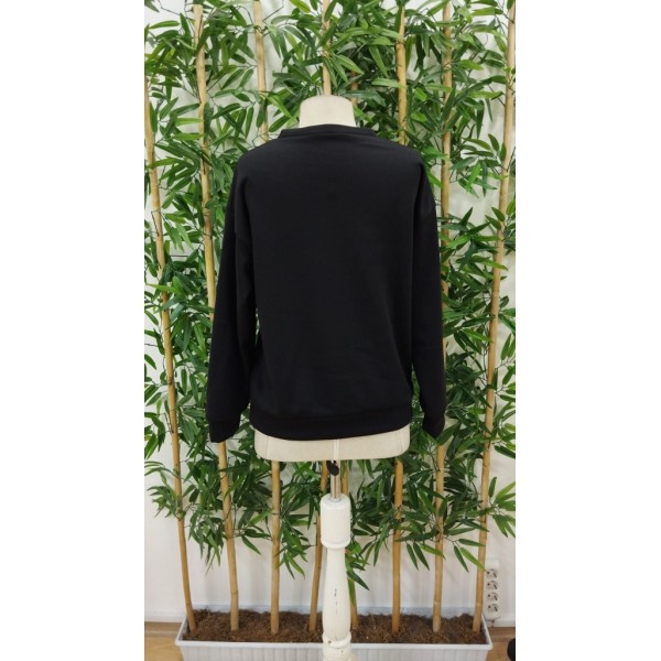 Kadın Uzun Kollu Yuvarlak Yaka Iki Iplik şardonlu Bluz