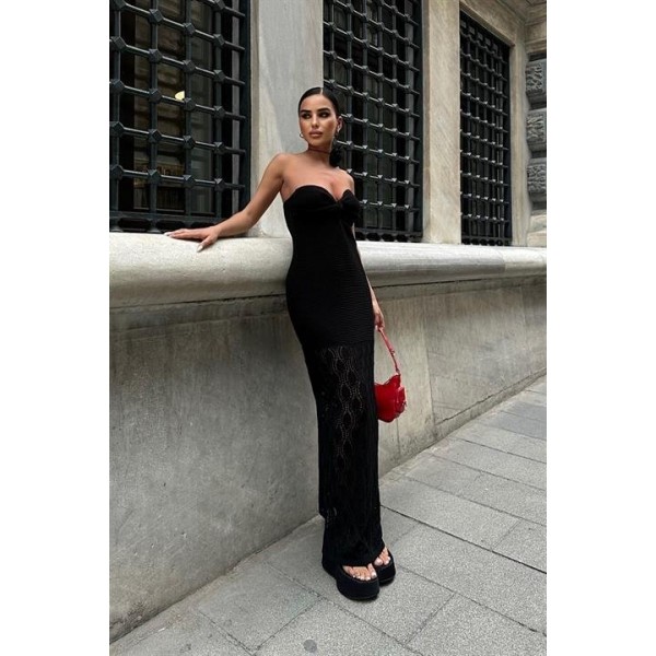 Eudora Ajurlu StraplezElbise 2771