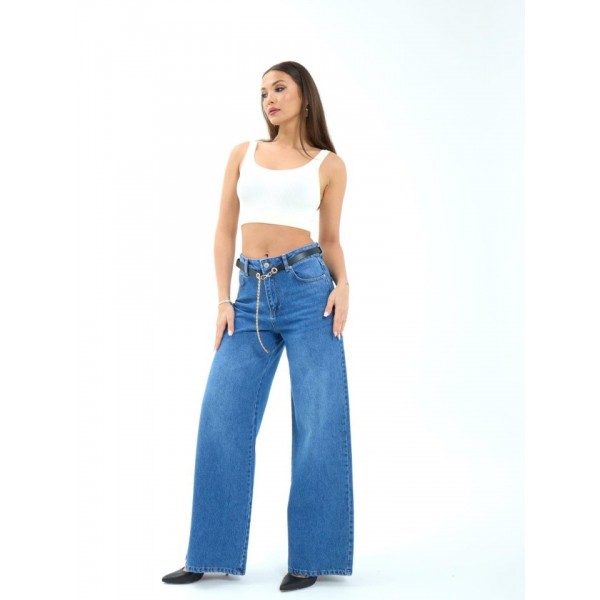 7398 KOT PANTOLON-MAVİ