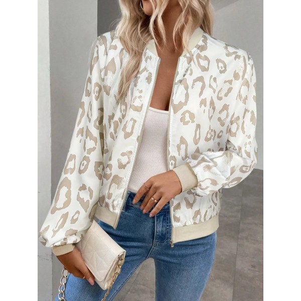 Kadın Uzun Kollu önden Fermuarlı Modal Ceket