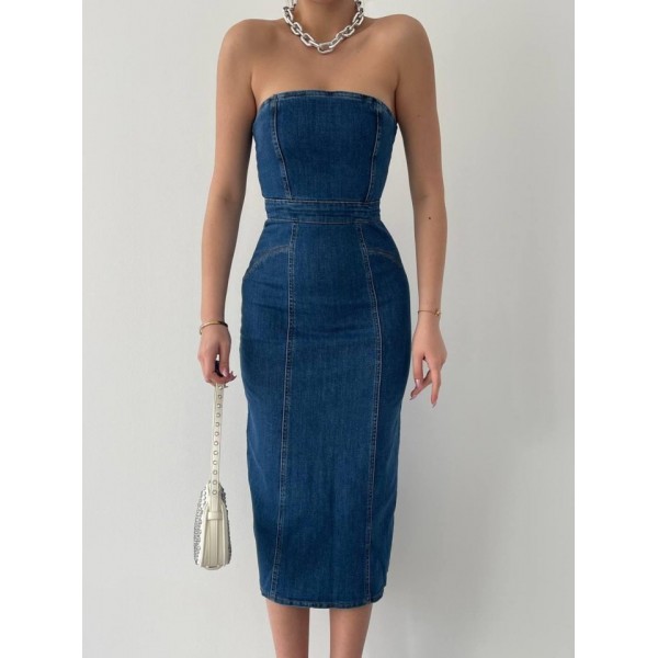 Izer Straplez Elbise