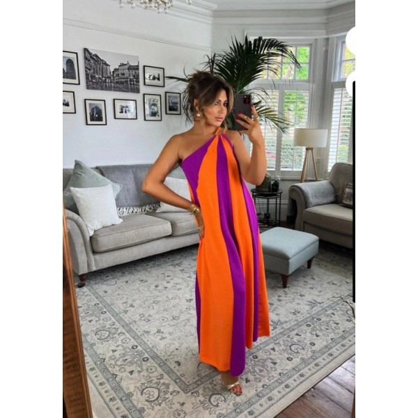 ÇİFT RENKLİ ELBİSE