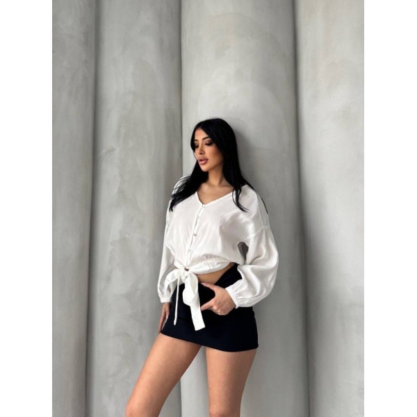 Bağlama Detaylı Gömlek