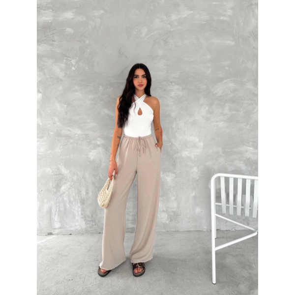 Ayrobin Oversize Pantalon - Bej