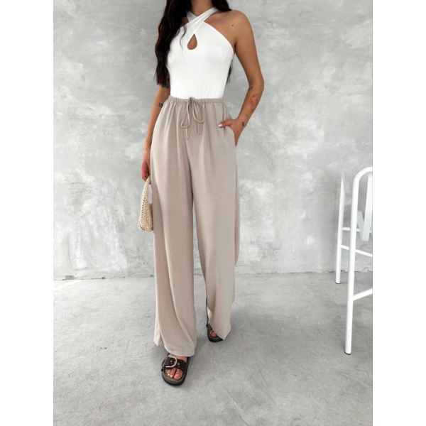Ayrobin Oversize Pantalon - Bej