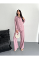 Gömlek Pantolon Ikili Takım - Toz Pembe
