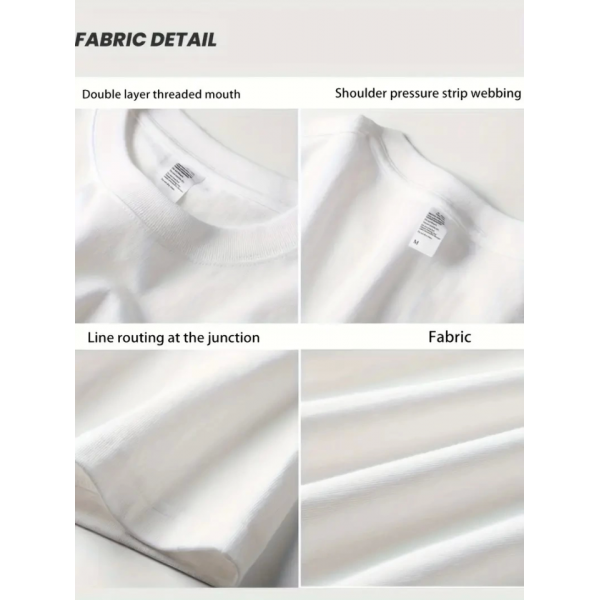 Geniş Kesim Pamuklu Tişört - GANDHI The Project Baskılı, Beyaz, Rahat Kesim, Kısa Kollu, Günlük Kıyafet, Her Gün Giyilebilecek Tişört- Beyaz